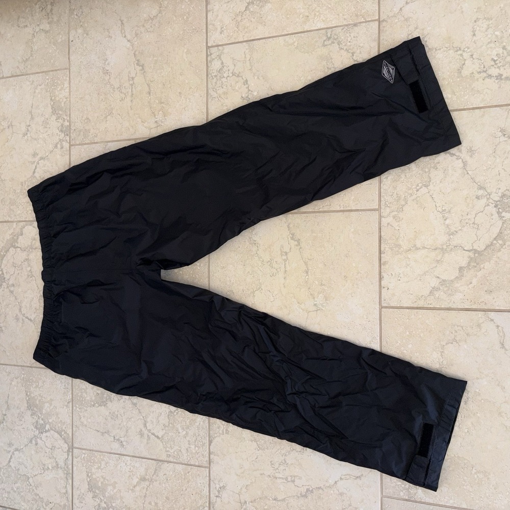 Columbia Rain Pants Mens 3X 32L Black Omni-Tech Lined Waterproof Hiking Outdoor - Picture 2 of 5